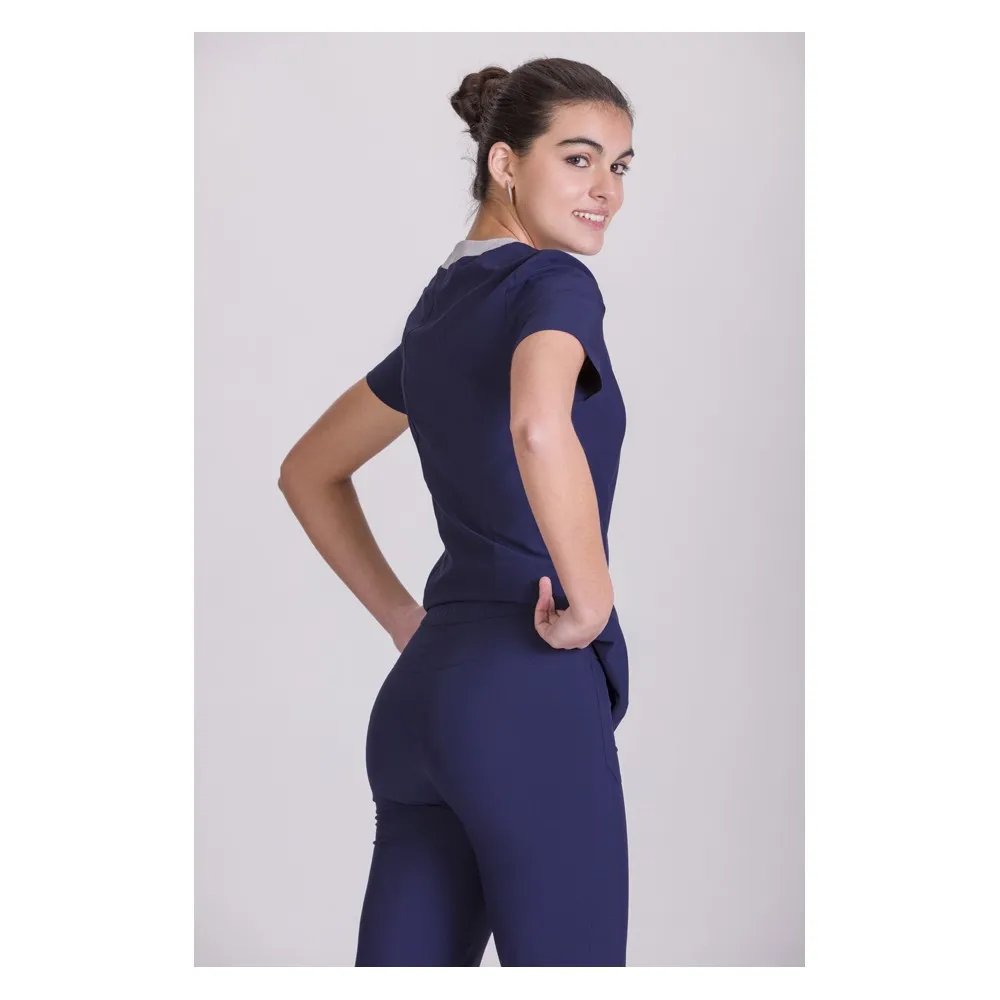 CASACA MUJER MANGA CORTA BICOLOR MICROFIBRA STRETCH