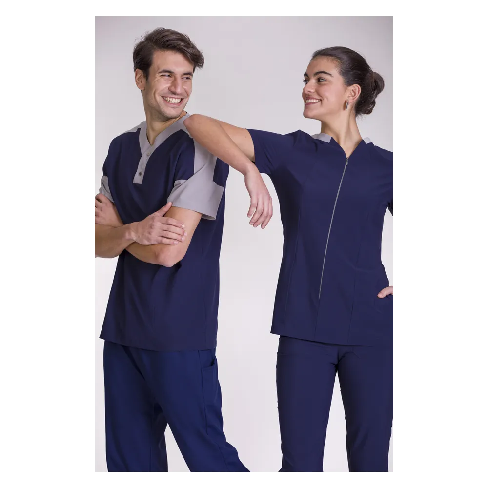 CASACA MUJER MANGA CORTA BICOLOR MICROFIBRA STRETCH