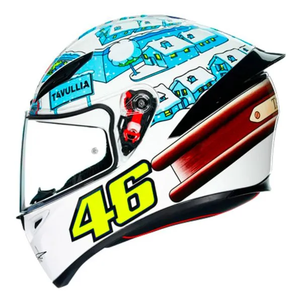 Casco AGV K1 S Top Rossi Winter Test 2017 