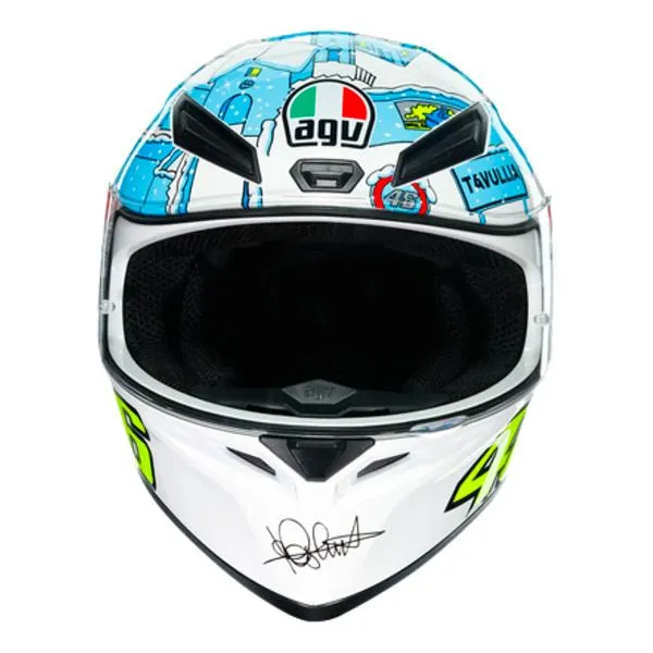 Casco AGV K1 S Top Rossi Winter Test 2017 
