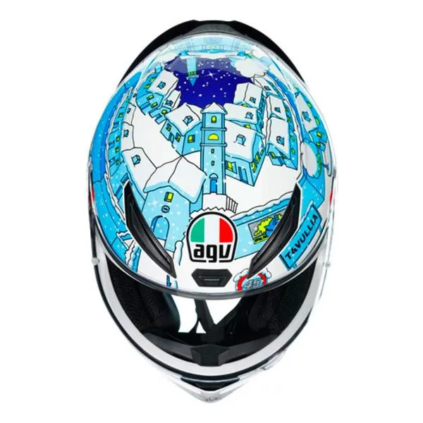 Casco AGV K1 S Top Rossi Winter Test 2017 