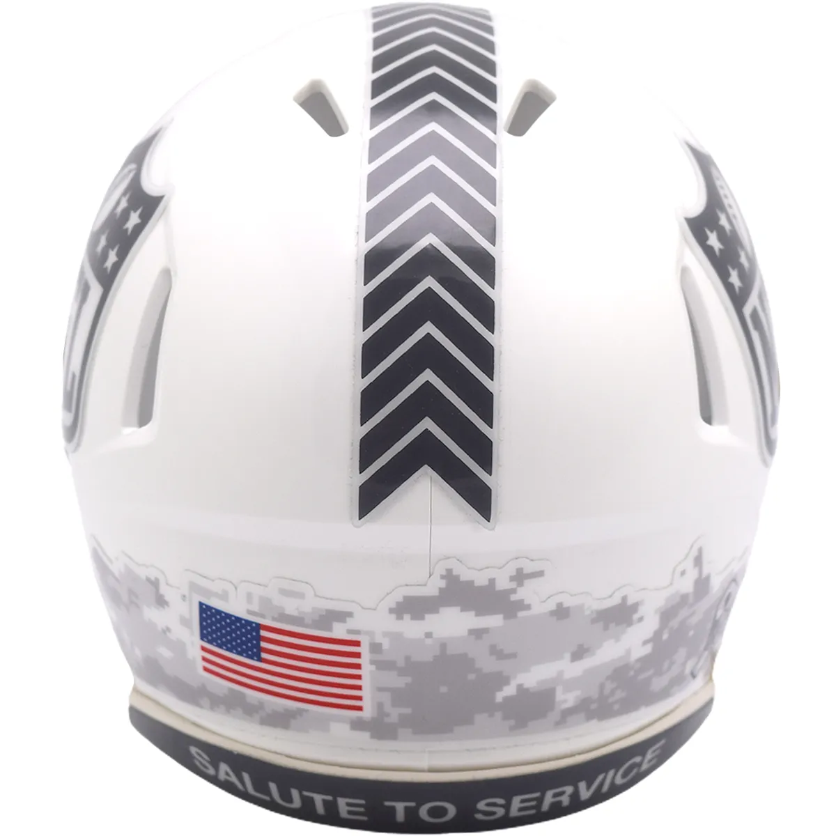 Casco Mini Speed Salute To Service 24 Riddell NFL Vikings