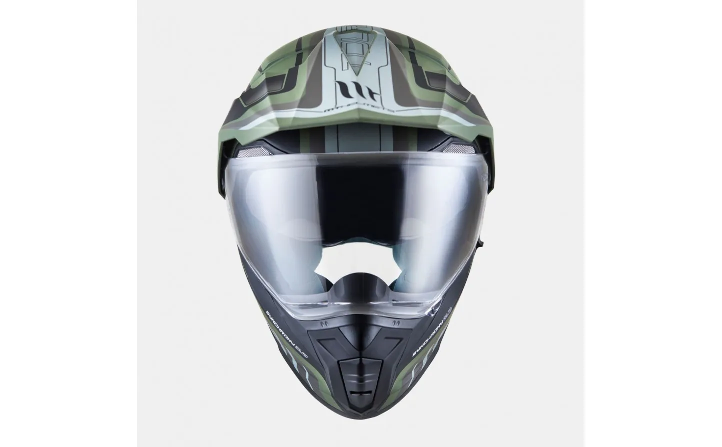 Casco MT Synchrony Duo Sport Tourer Verde Militar Mate/Negro |10853159|
