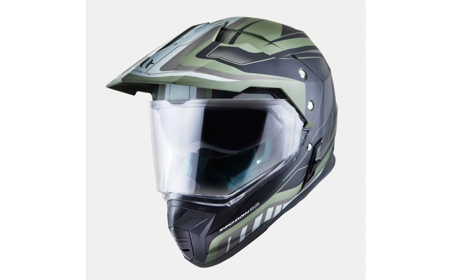 Casco MT Synchrony Duo Sport Tourer Verde Militar Mate/Negro |10853159|