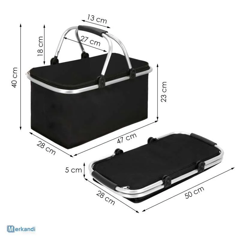 CESTA DE PICNIC PLEGABLE TÉRMICA CS0026