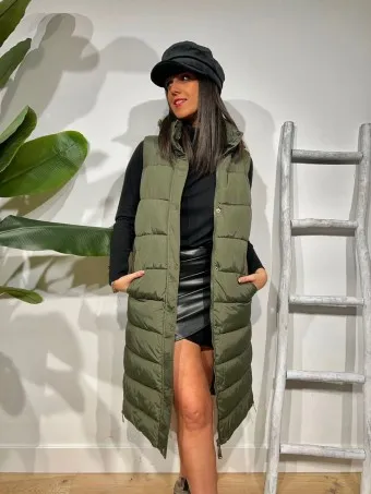 Chaleco Acolchado LANKIE Verde Militar