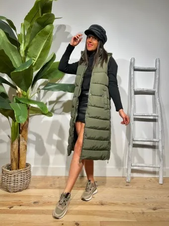 Chaleco Acolchado LANKIE Verde Militar