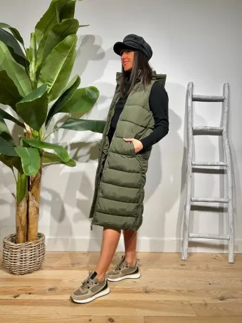 Chaleco Acolchado LANKIE Verde Militar