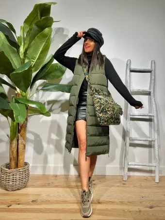 Chaleco Acolchado LANKIE Verde Militar