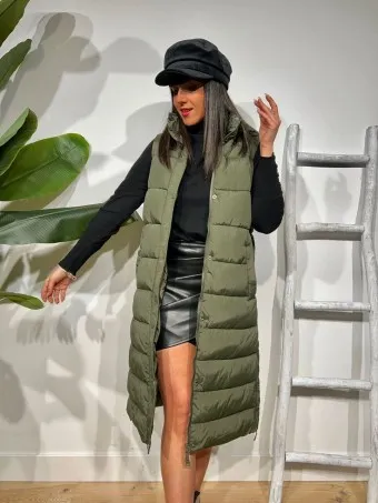 Chaleco Acolchado LANKIE Verde Militar