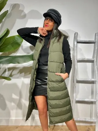 Chaleco Acolchado LANKIE Verde Militar
