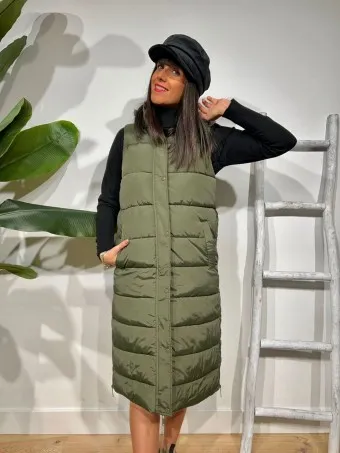 Chaleco Acolchado LANKIE Verde Militar