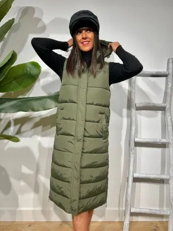 Chaleco Acolchado LANKIE Verde Militar