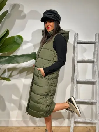 Chaleco Acolchado LANKIE Verde Militar