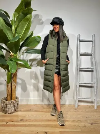 Chaleco Acolchado LANKIE Verde Militar