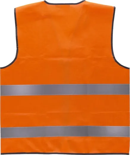 Chaleco con cierre de cremallera Naranja