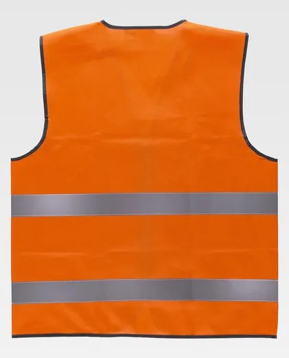 Chaleco con cierre de cremallera Naranja