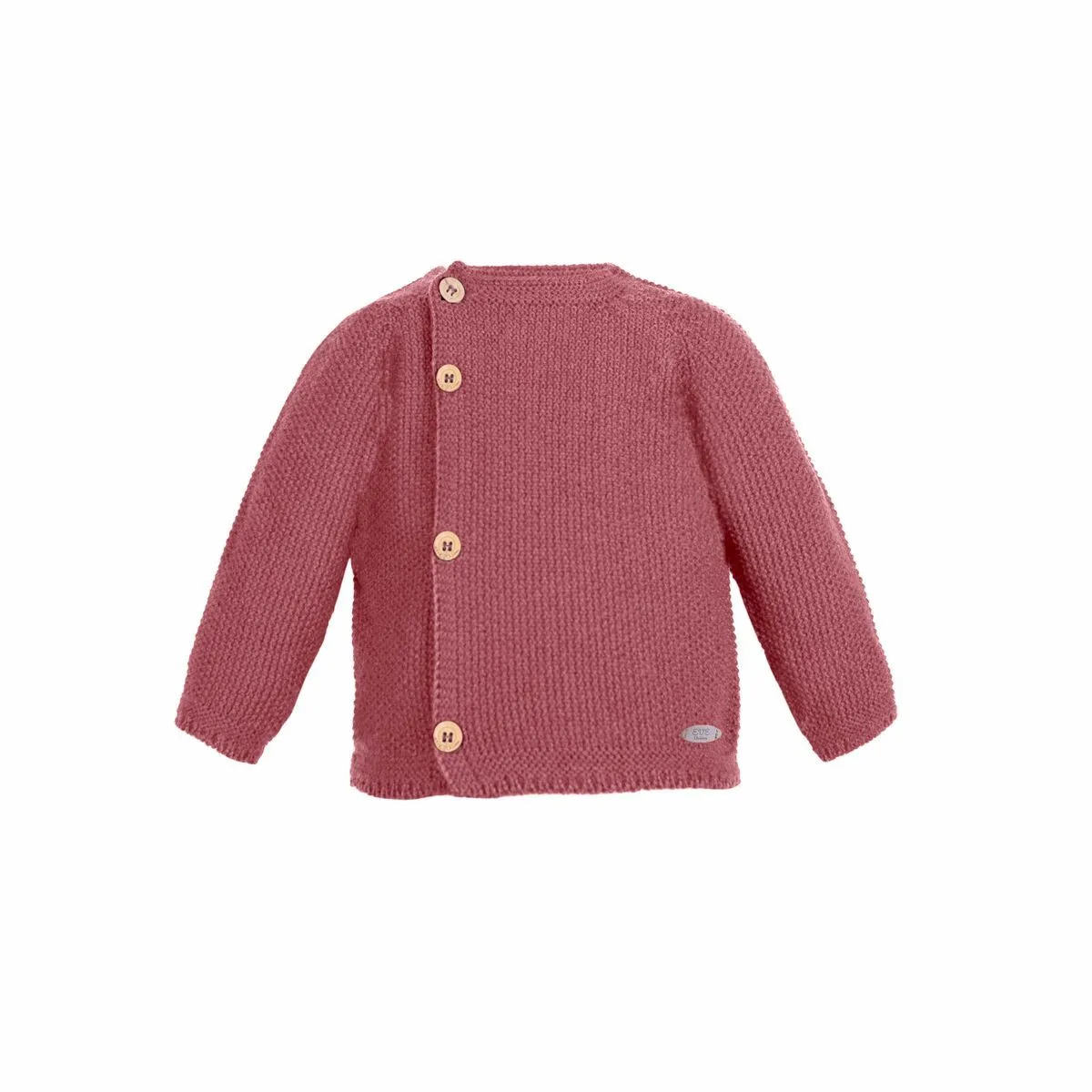 Chaqueta Balmoral punto color Terracota by Eve Children
