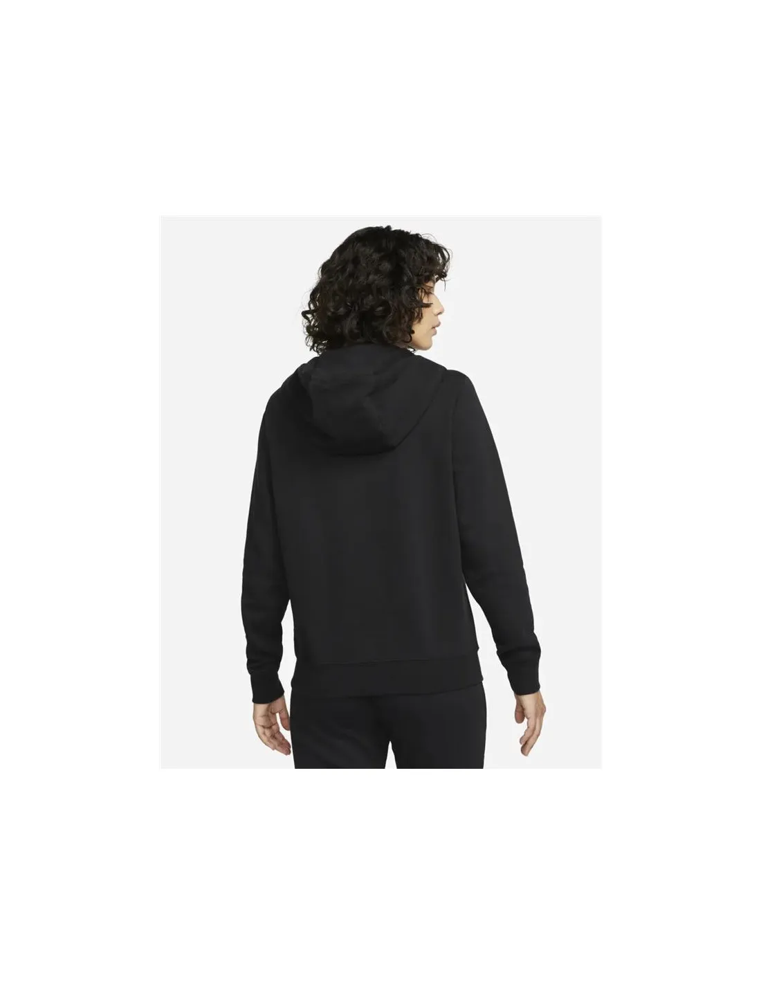Chaqueta Nike Sportswear Club Fleece negro Mujer