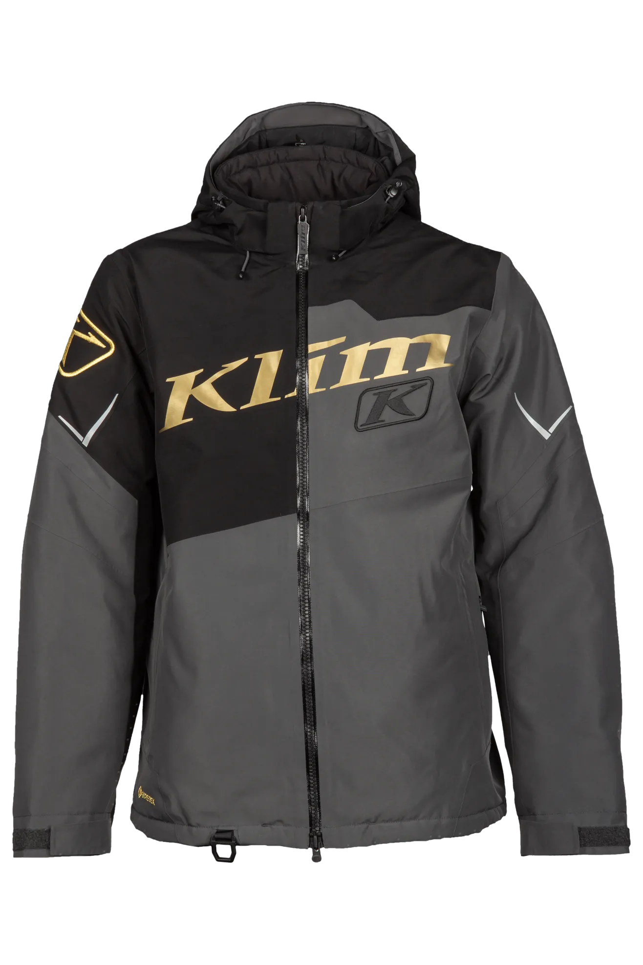 CHAQUETA NIñO KLIM INSTINCT NEGRODORADO METáLICO
