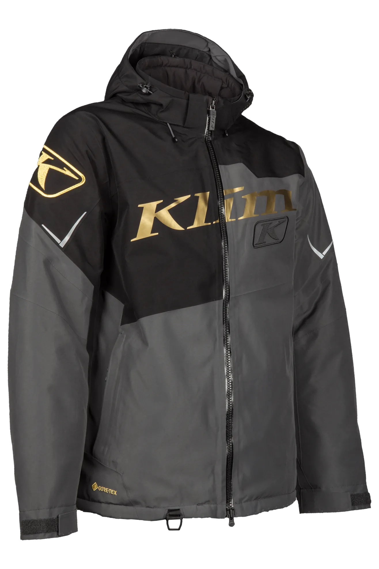 CHAQUETA NIñO KLIM INSTINCT NEGRODORADO METáLICO