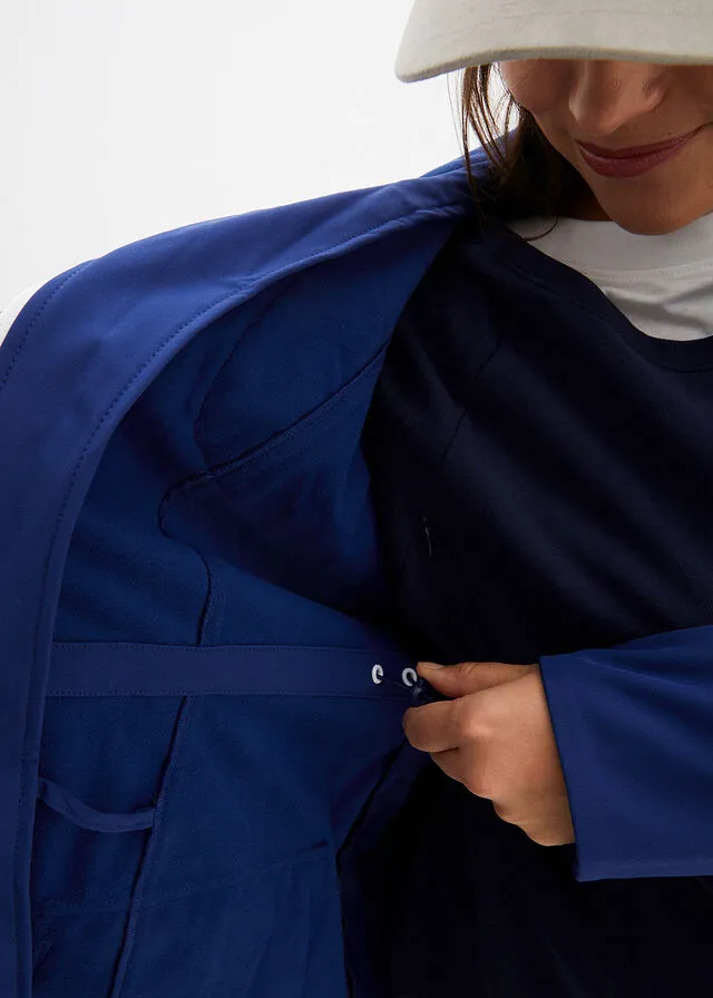 Chaqueta softshell de porteo/premamá Azul noche