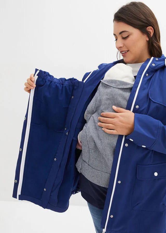 Chaqueta softshell de porteo/premamá Azul noche