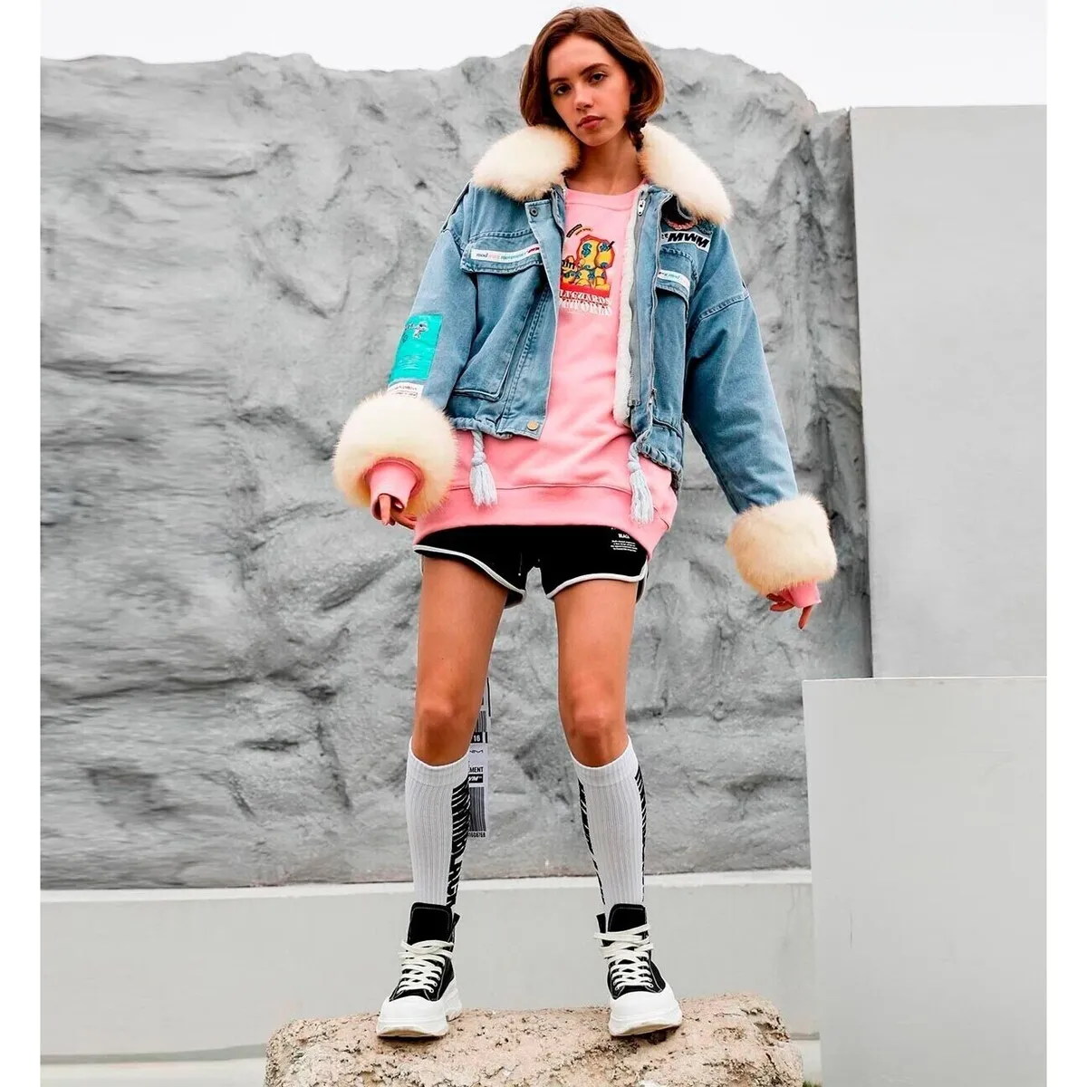  CHAQUETA VAQUERA CON ESTAMPADO