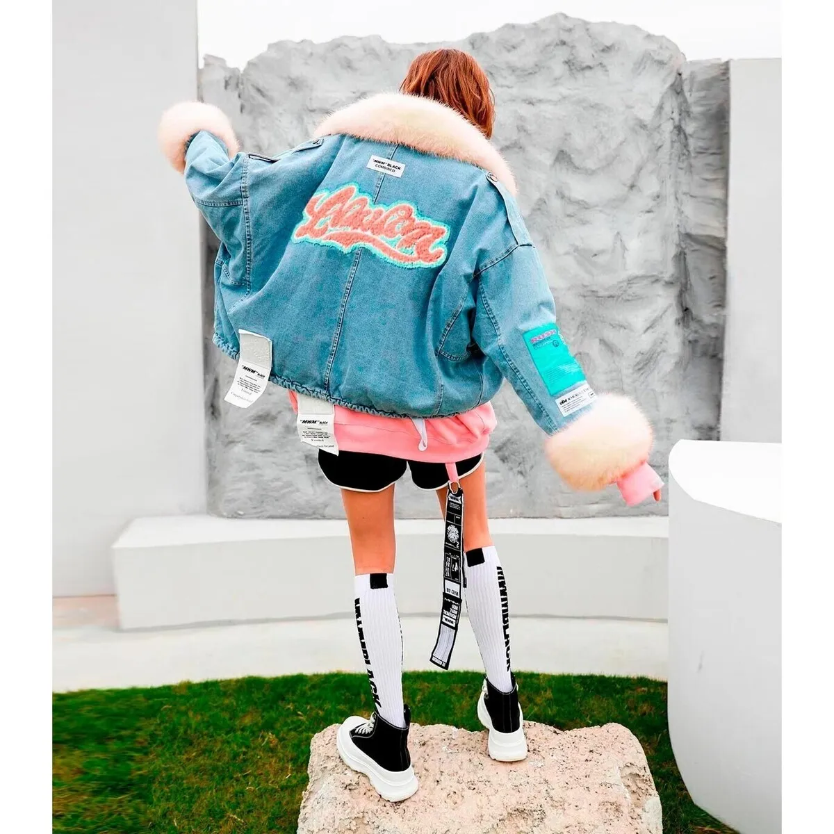  CHAQUETA VAQUERA CON ESTAMPADO