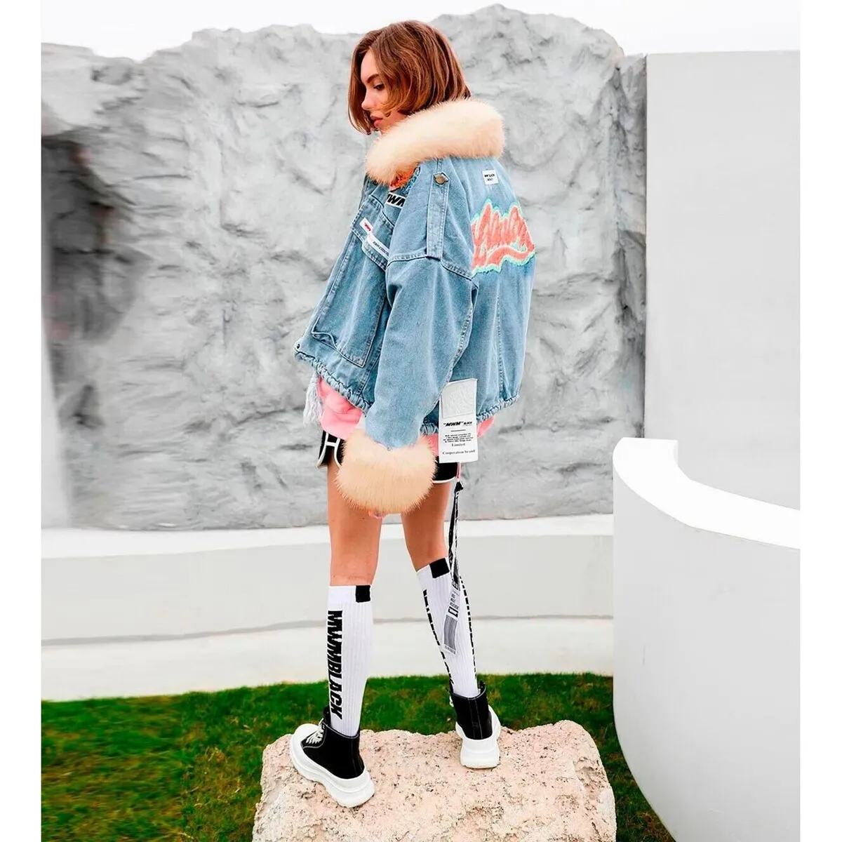  CHAQUETA VAQUERA CON ESTAMPADO
