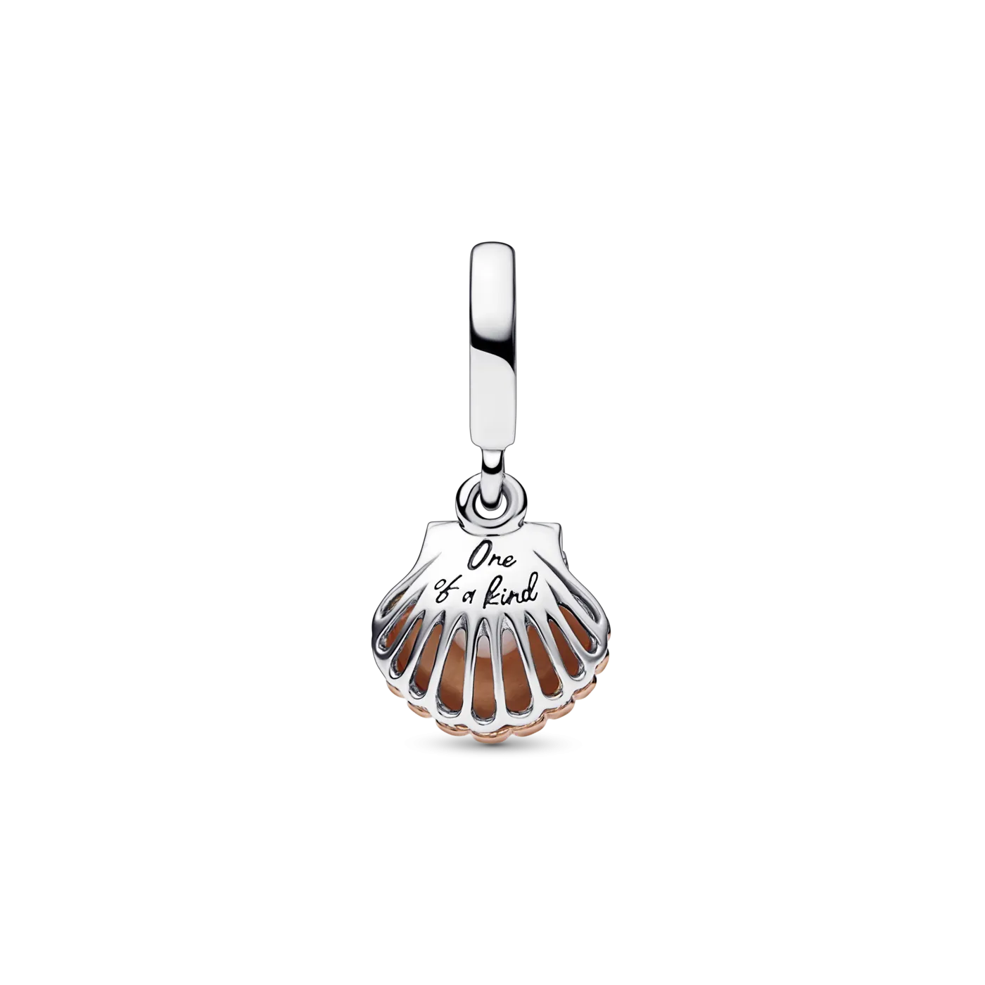 Charm Pandora Colgante plata rosa Concha de Mar & Perla 782449C01