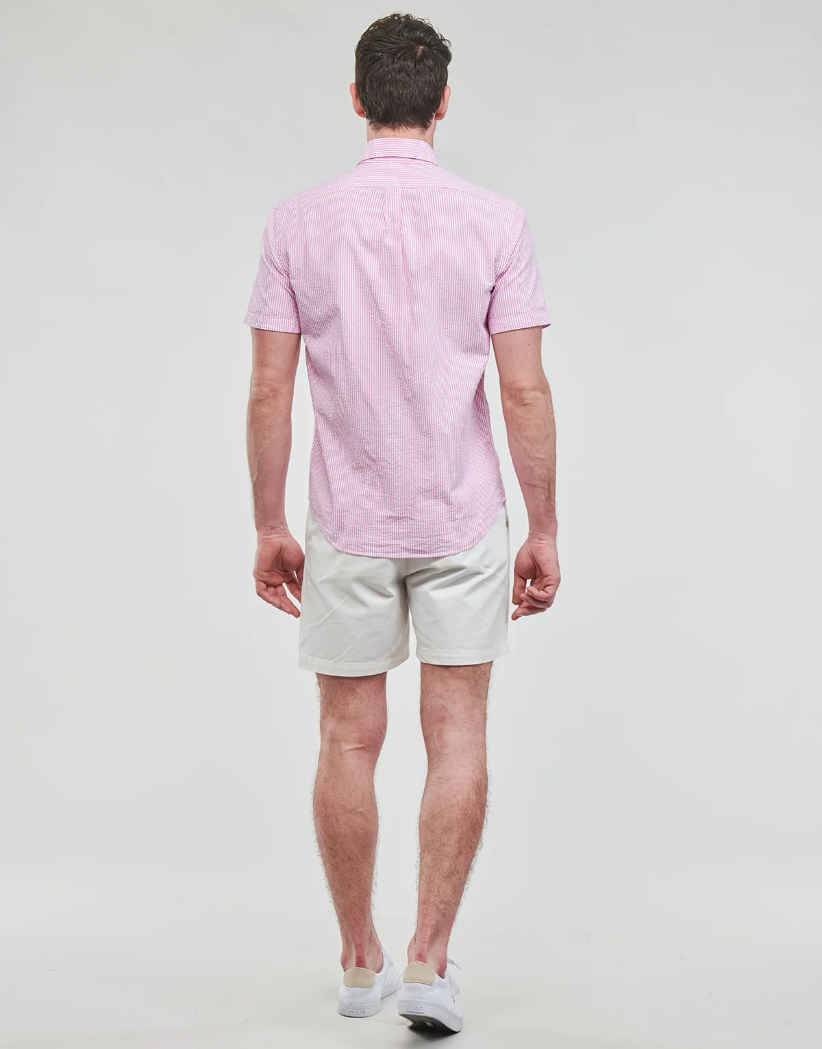 CHEMISE COUPE DROITE EN SEERSUCKER