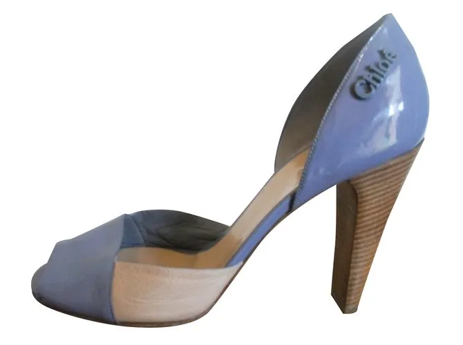 Chloé Tacones Púrpura 
