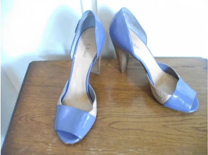 Chloé Tacones Púrpura 