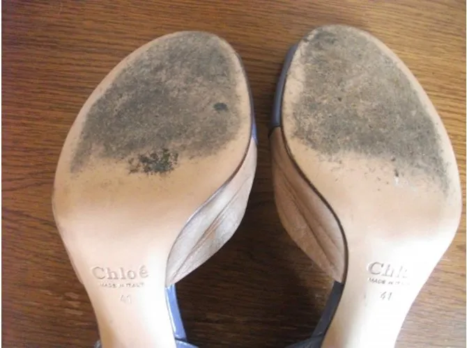 Chloé Tacones Púrpura 