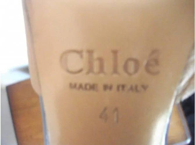 Chloé Tacones Púrpura 