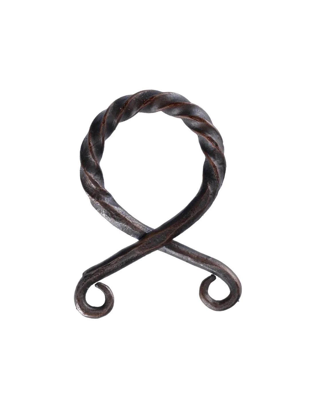 Colgante pequeño de cruz de troll de hierro, retorcido