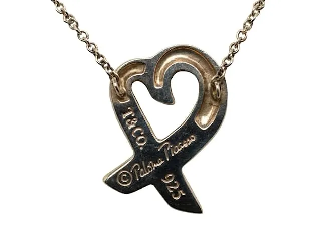 Collar Loving Heart de Tiffany & Co en plata SV925 en muy buen estado 