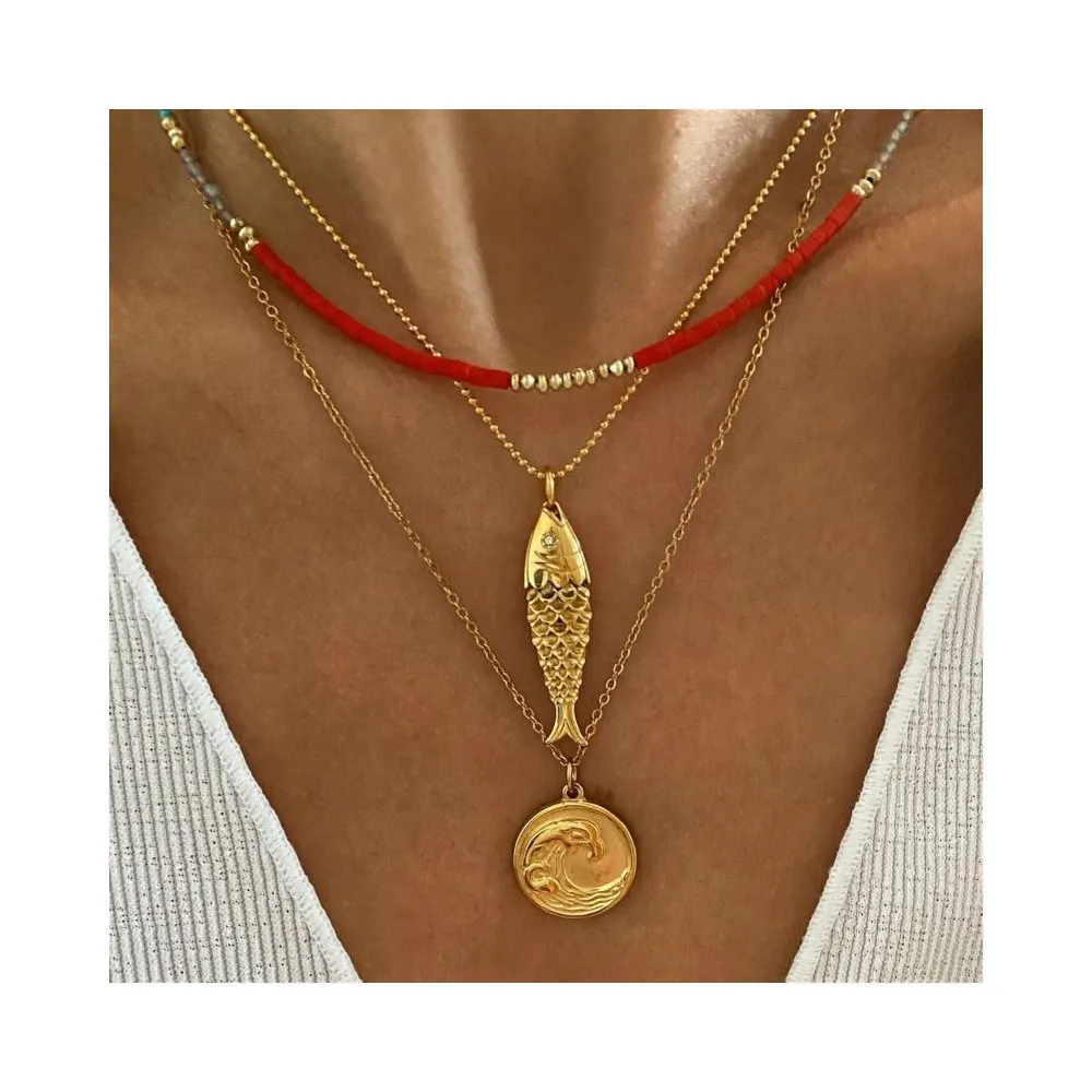 Collar Poisson Oro