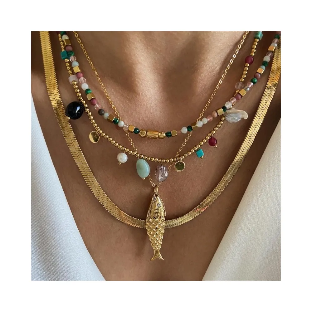 Collar Poisson Oro