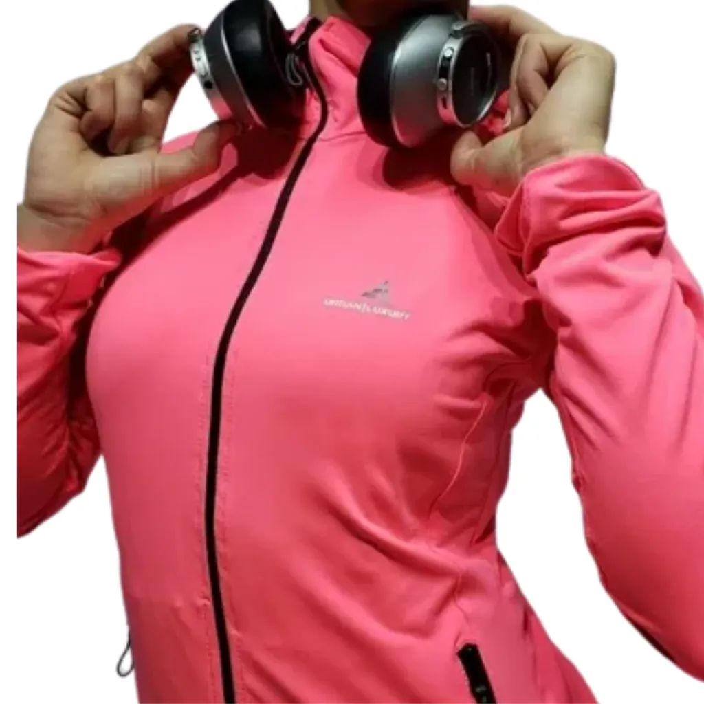 Combo mujer!campera deportiva+brazalete porta celu