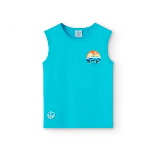 Conjunto niño Bóboli bañador y camiseta