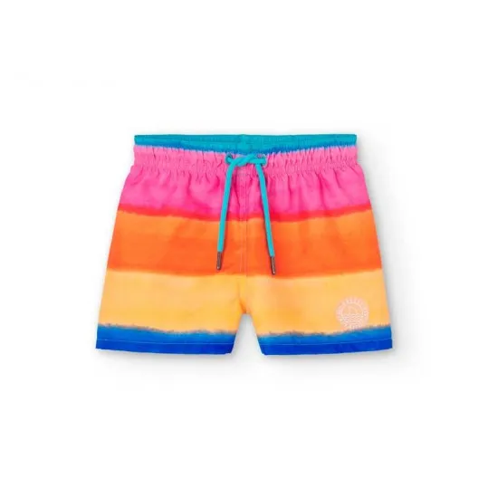 Conjunto niño Bóboli bañador y camiseta