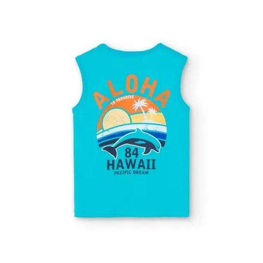 Conjunto niño Bóboli bañador y camiseta