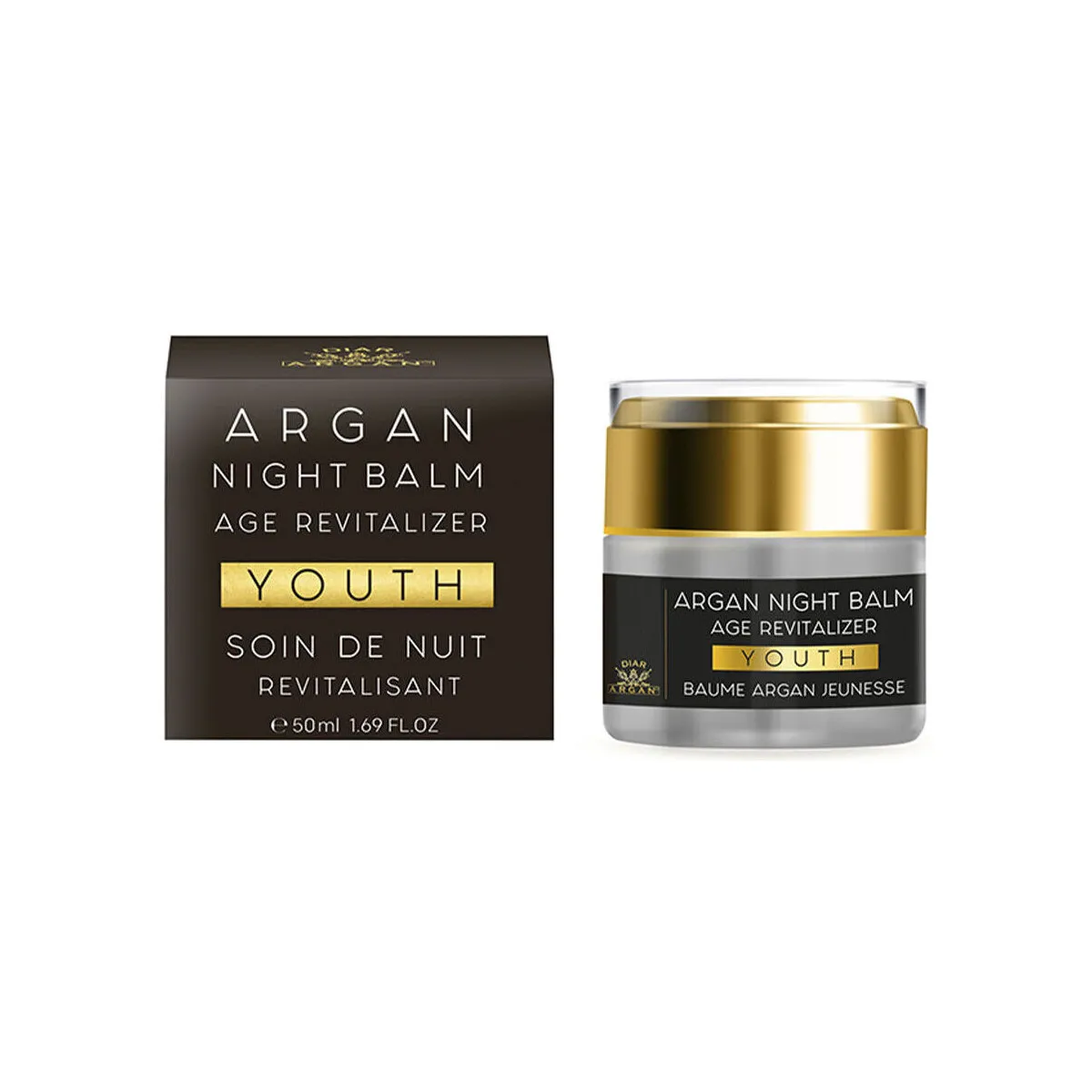 Crema De Noche Revitalizante Antiedad De Argán Puro