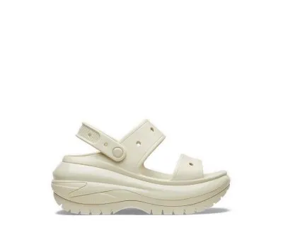 CROCS CLASSIC MEGA CRUSH SANDAL BONE BEIGE
