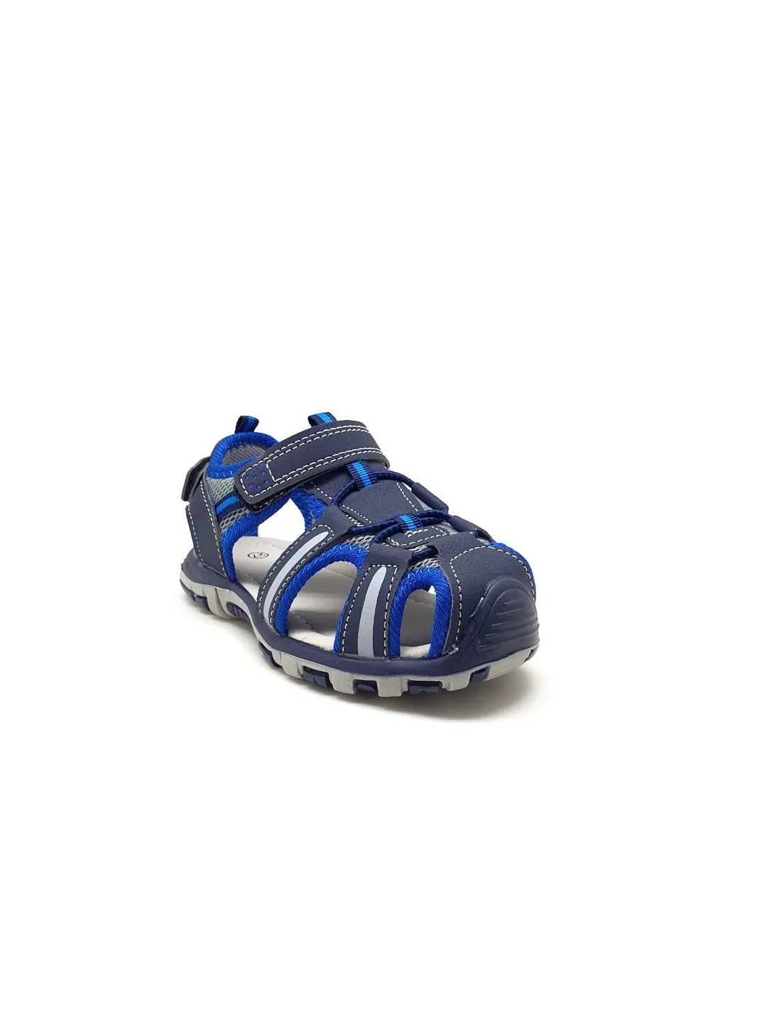 DAVS SANDALIA SPORT NIÑO DOBLE VELCRO TX07AZULREAL 3x