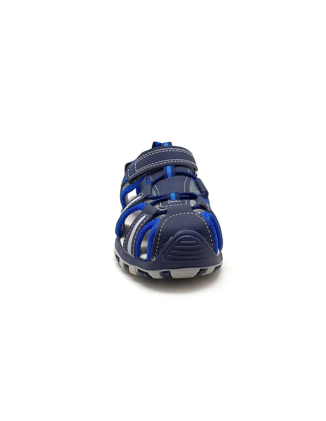 DAVS SANDALIA SPORT NIÑO DOBLE VELCRO TX07AZULREAL 3x