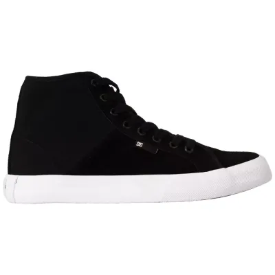 DC SHOES ZAPATILLAS MANUAL HI SD NEGRO CON SUELA BLANCA