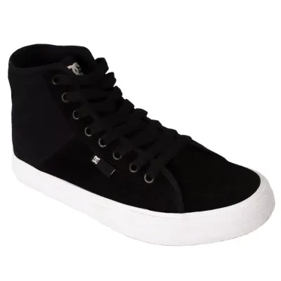 DC SHOES ZAPATILLAS MANUAL HI SD NEGRO CON SUELA BLANCA